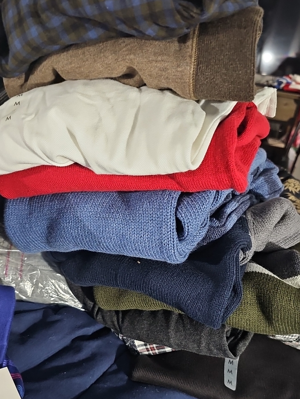 Lot Of Roundtree & Yorke Shirts And Sweaters NWT